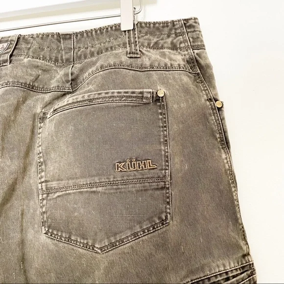 Kuhl Rydr Pants Vintage Patina Dye Distressed Worn In Brown Size 40 x 30 - Picture 9 of 14